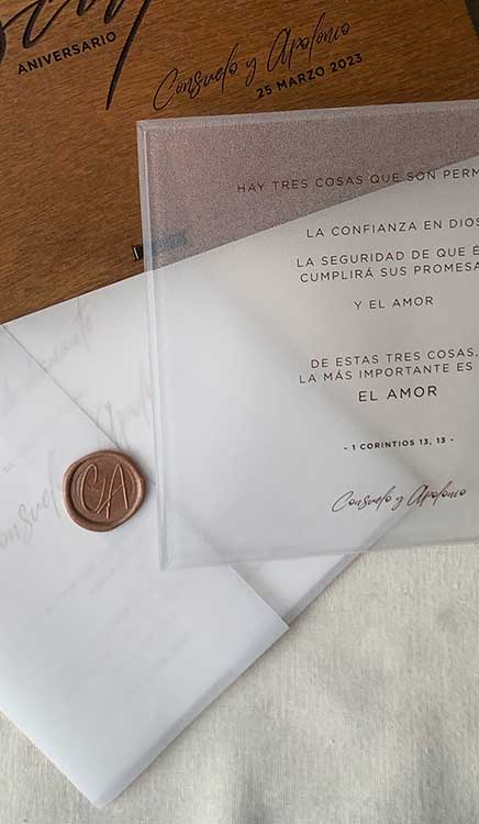 proyectos especiales en invitaciones